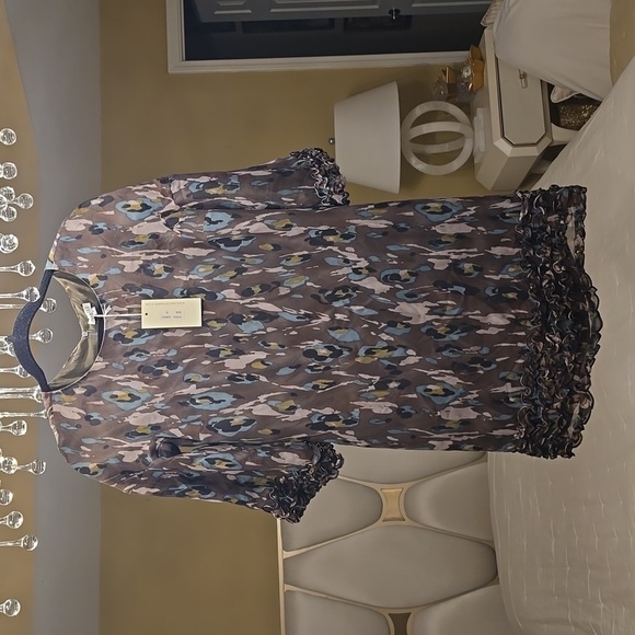 Walter Baker Silk Multicolor Abstract Mini Dress - Picture 1 of 14